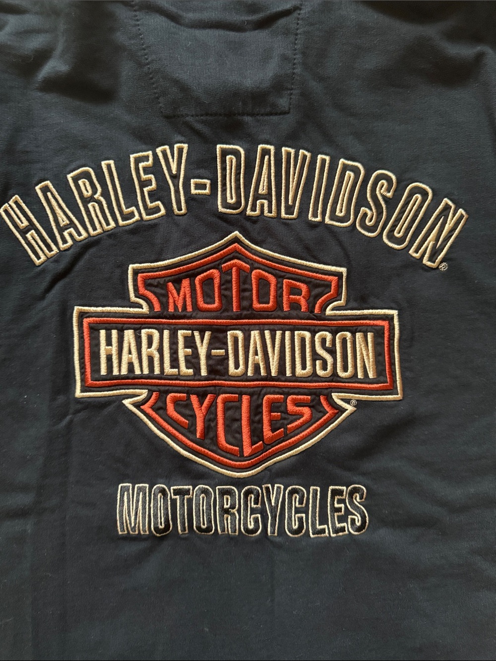 Harley-Davidson Men's Black Full-Zip Hoodie Sweatshirt